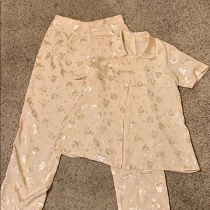 Satin pajama pant set
